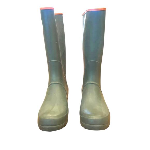 Polo Ralph Lauren Proprietor Kids Rubber Rain Boots Size 4 - Picture 6 of 13